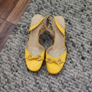 Kate Spade Yellow Sandals Vibrant Style